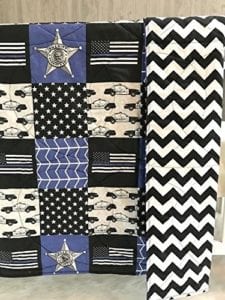 Police Themed Baby Quilt