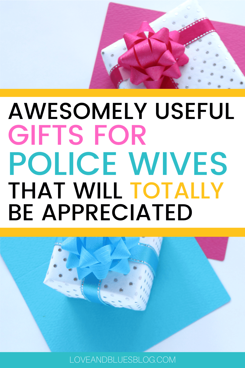 Such great ideas for police wife gifts! I think any woman would appreciate these though.