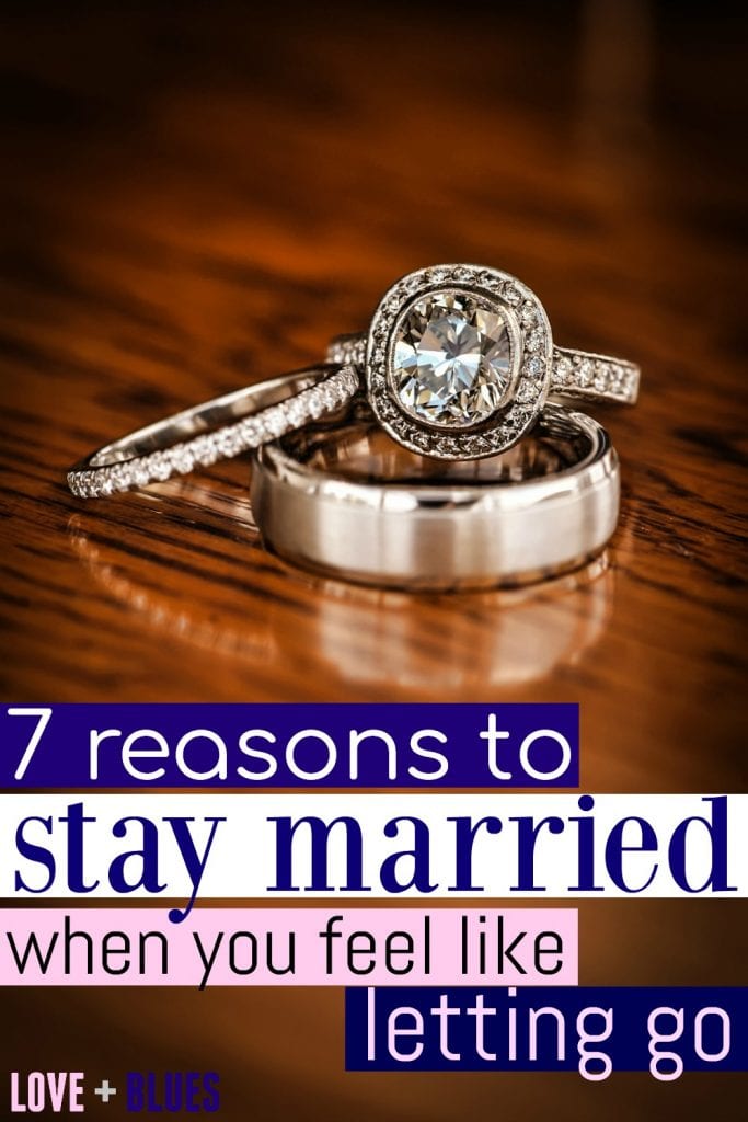 I needed to read this. Marriage isn't easy, but it's definitely worth it. These are solid reasons to stay married for sure! #marriedlife #policewife