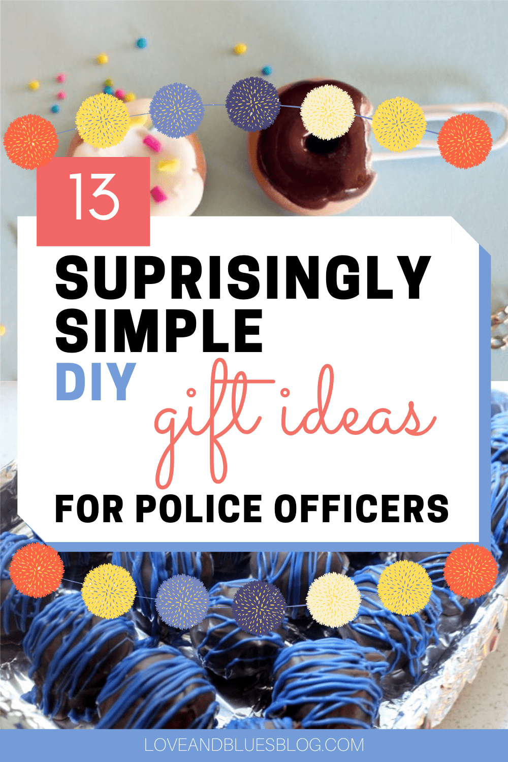 These are GREAT DIY gift ideas for police officers... seriously! I love DIY gifts and couldn't find any I liked for my officer husband. I want to try all these!
