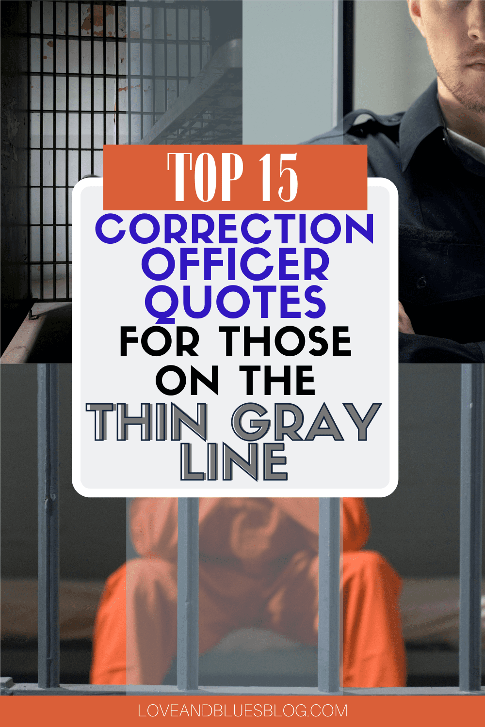 Great correction officer quotes! You don't find a lot of thin gray line support so this was awesome.